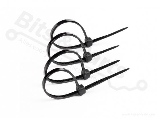 Tie-wrap cable tie 280x3.5mm black 10 pieces